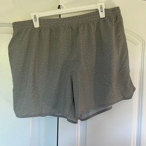 All in motion Grey 5 inch inseam shorts